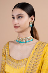 Sky Blue Necklace Set5764 video